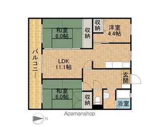 AAI高尾【2階】の間取り