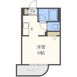 ヒューマンプラザ北大前【3階】の間取り