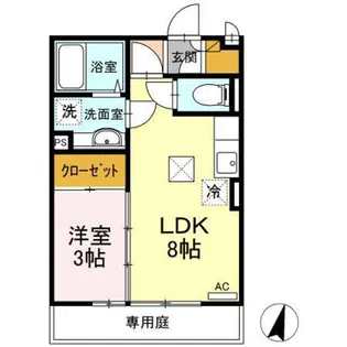 グランドソレーユ【1階】の間取り