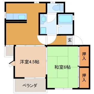 TIAMOI【2階】の間取り
