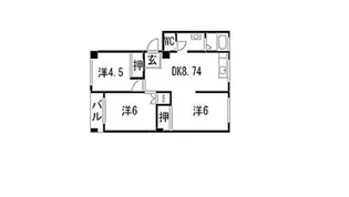 第2三共ビル【2階】の間取り