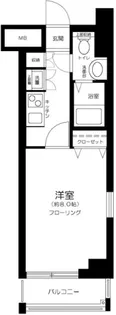 ル・リオン清澄白河【8階】の間取り