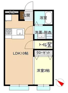 プルミエールつくば【2階】の間取り