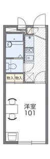 レオパレスクレスト原宿II【1階】の間取り