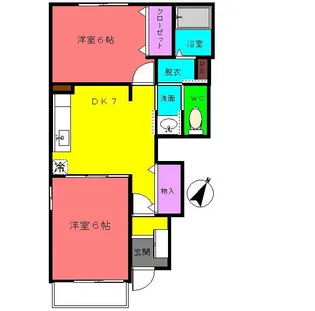 アルトピアーノ【1階】の間取り