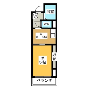 ロイヤルマンション中田【4階】の間取り