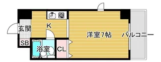 レジデンス関目【4階】の間取り
