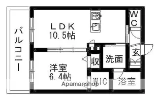 アビタシオンK【2階】の間取り