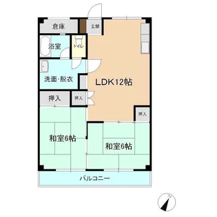 エンツォ今治【4階】の間取り