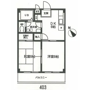 パストラル坂本【4階】の間取り