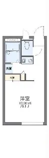 レオパレス露萩【1階】の間取り