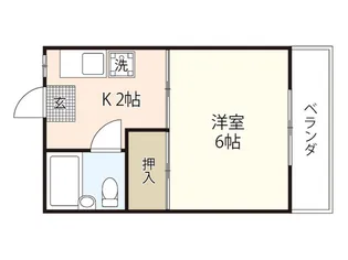 ひだまり【2階】の間取り