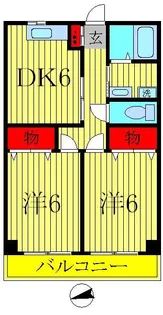 メゾンドジュイエ【1階】の間取り