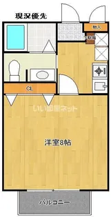 ハイム浜須賀【2階】の間取り