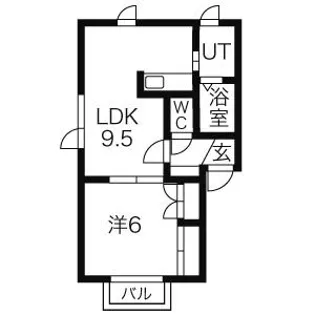 グランディール【2階】の間取り