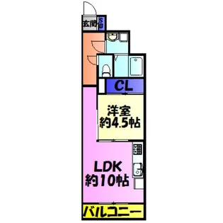 ミリアビタNo.32【1階】の間取り