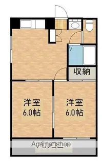 グリーンひむか【2階】の間取り