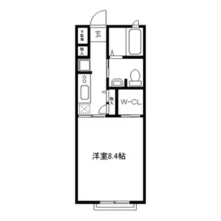 タネック鵜の木【1階】の間取り