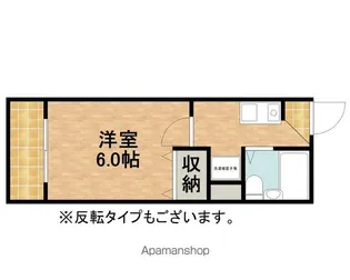 睦町ハイツ【1階】の間取り