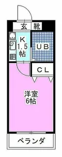 シティクレスト津田沼【1階】の間取り