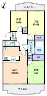 グランドステージ八千代壱番館【2階】の間取り