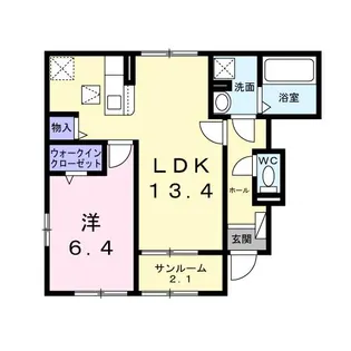 プログレス A【1階】の間取り