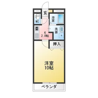 サンハイム上ヶ池【3階】の間取り