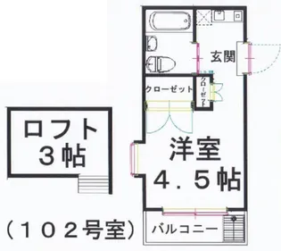 アラメゾン ひばりヶ丘【1階】の間取り