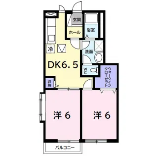 アヴェニール【1階】の間取り