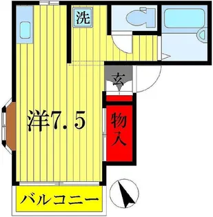 第二坪山ハイツ【1階】の間取り