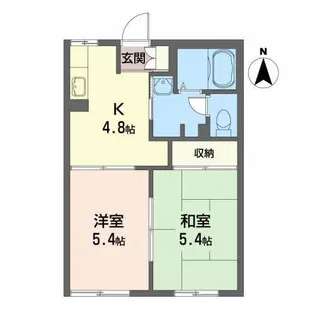 レジデンス悠 B【1階】の間取り