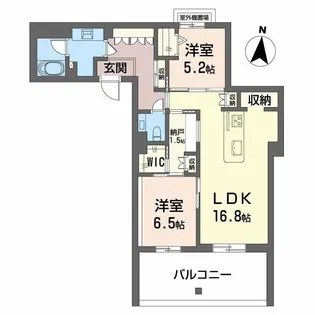 和の杜 江坂【2階】の間取り