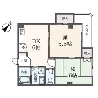 シャルマン横浜【2階】の間取り