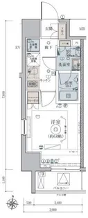 リヴシティ綾瀬WEST【1階】の間取り