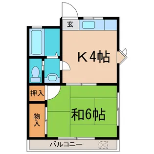 メゾンヒロ【1階】の間取り