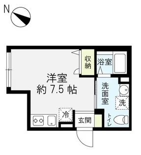cozy小田栄【3階】の間取り