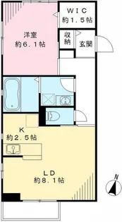 グレイス見川B【2階】の間取り