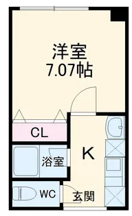 ヴァンベール稲毛【2階】の間取り