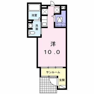 ASHADE【1階】の間取り