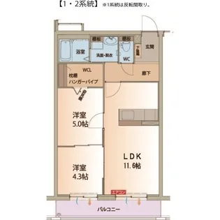 グレイスレジデンス【2階】の間取り