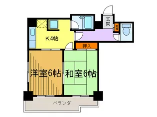 ルミエ-ル北斎【6階】の間取り