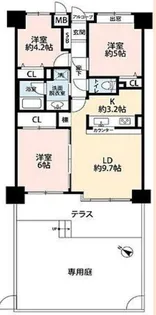 ファミール亀有弐番館【1階】の間取り