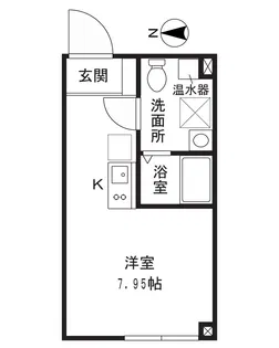 Luna Crescente 馬込【1階】の間取り
