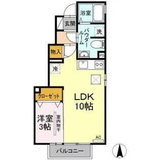 アーバンライフ コート【1階】の間取り