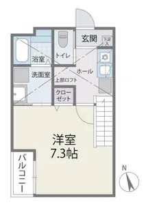 ジラフ桜ケ丘A【1階】の間取り