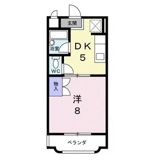 ファミーユIII【4階】の間取り