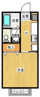 ピーチヒル【1階】の間取り