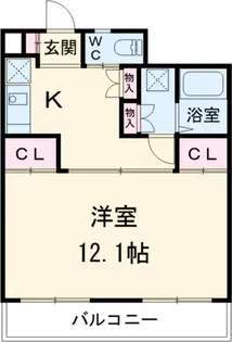 グリーンヒルズ【3階】の間取り