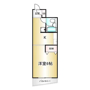パールハイツ前島【1階】の間取り