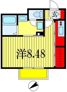 フォルス11【1階】の間取り